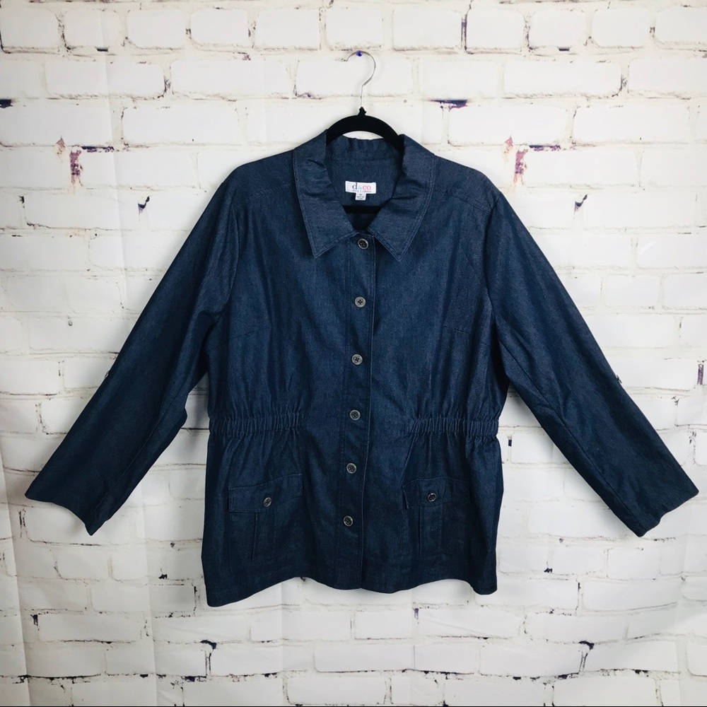Denim & Company Denim Lightweight Jacket XL D & CO